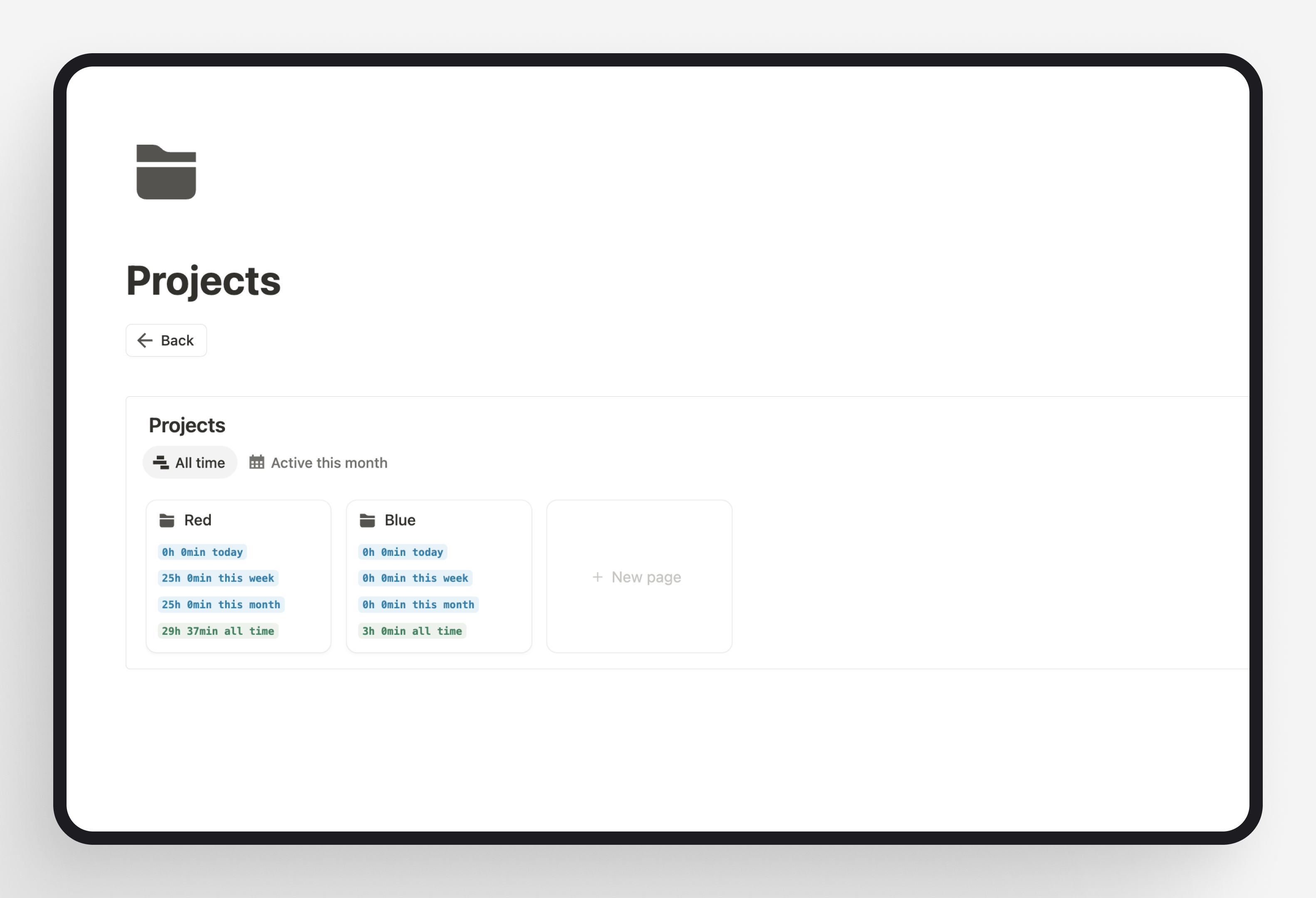 Projects Overview